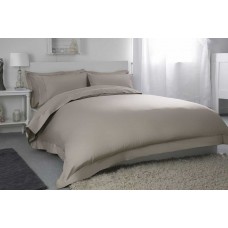 Belledorm 400 Thread Count Sateen Egyptian Cotton Flat Sheets in Pewter